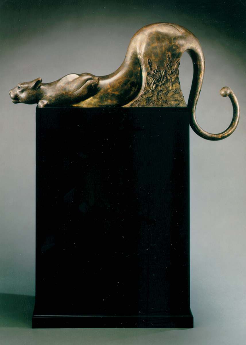 public art gold tiger figurine rfp